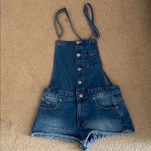 Overall Shorts